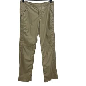NEW Club Monaco Tan Flat Front Cargo Y2K Fritz Trouser Pants Sz 6